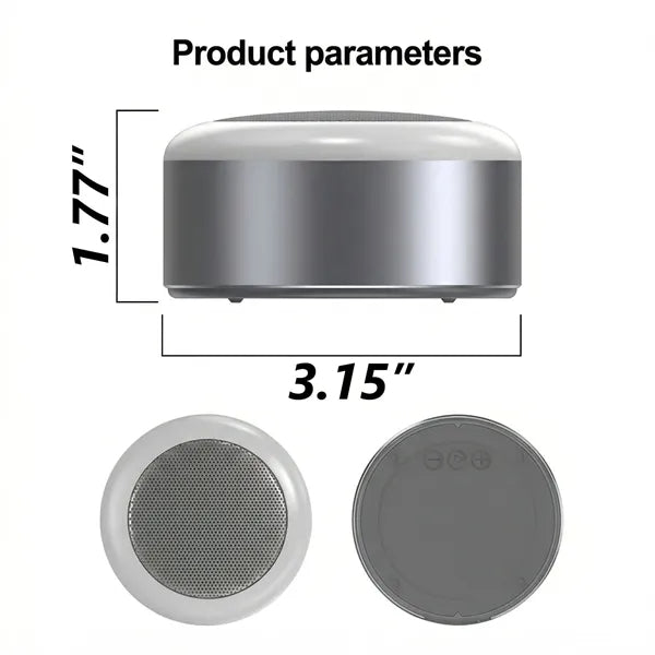 Portable Wireless Speaker with Colorful Flashing Lights