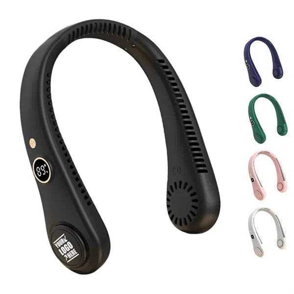 Portable Rechargeable Silent Neckband Fan