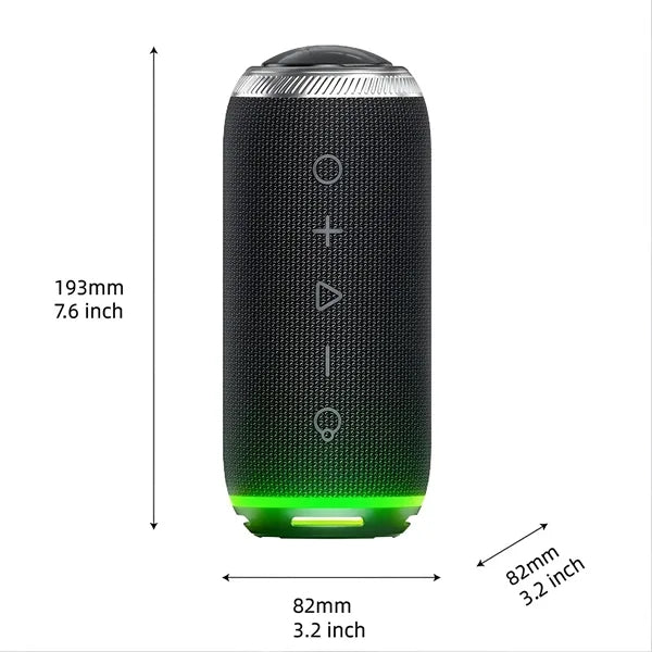 360 Stereo Waterproof Wireless Bluetooth Speaker