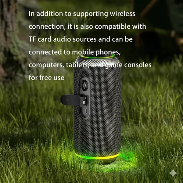 360 Stereo Waterproof Wireless Bluetooth Speaker