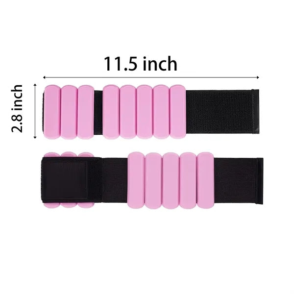 Adjustable Wearable Wrist and Ankle 2lb Weights