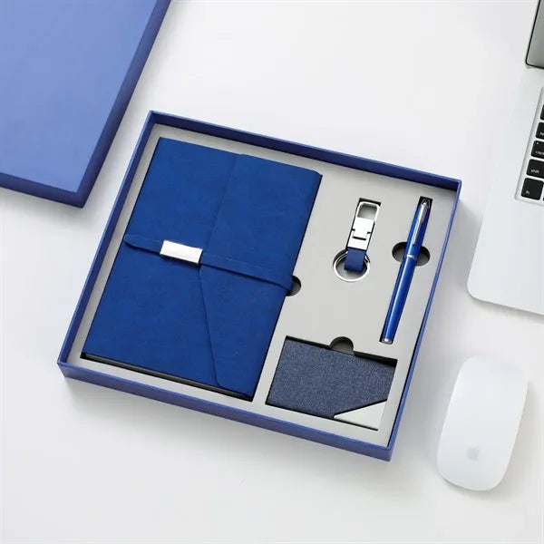 Business Notebook And Keychain Gift Set