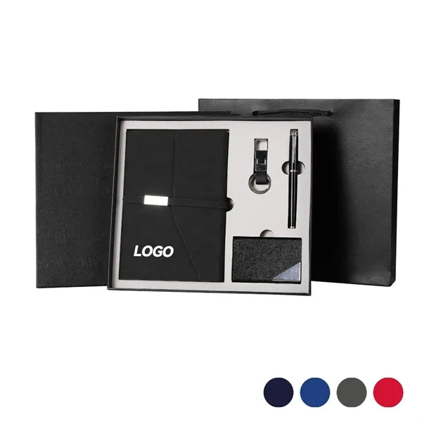 Business Notebook And Keychain Gift Set
