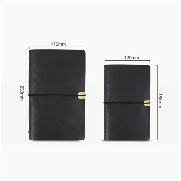 Vintage Leather Refillable A6 Notebook