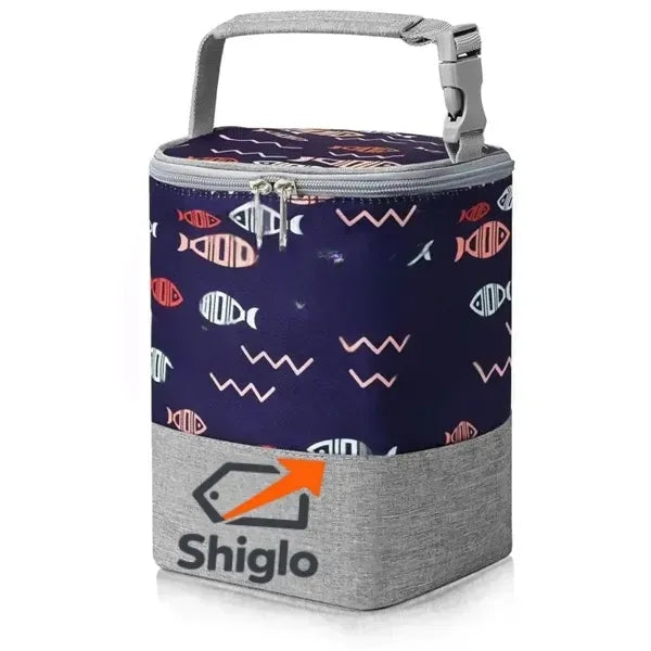 Insulated Lunch Cooler Bag With Padded Handle