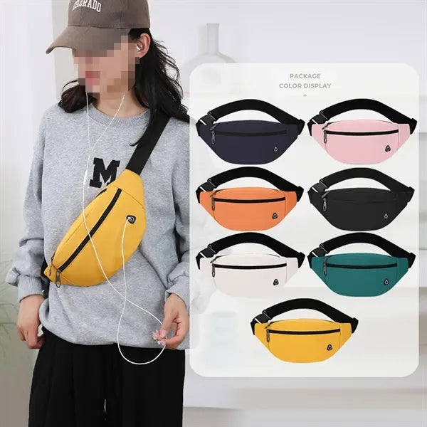 Unisex Fanny Pack Lightweight Travel Sports Waist Bag