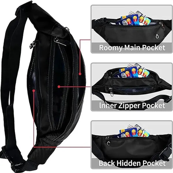 Unisex Fanny Pack Lightweight Travel Sports Waist Bag
