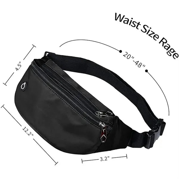 Unisex Fanny Pack Lightweight Travel Sports Waist Bag