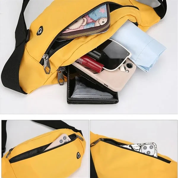 Unisex Fanny Pack Lightweight Travel Sports Waist Bag
