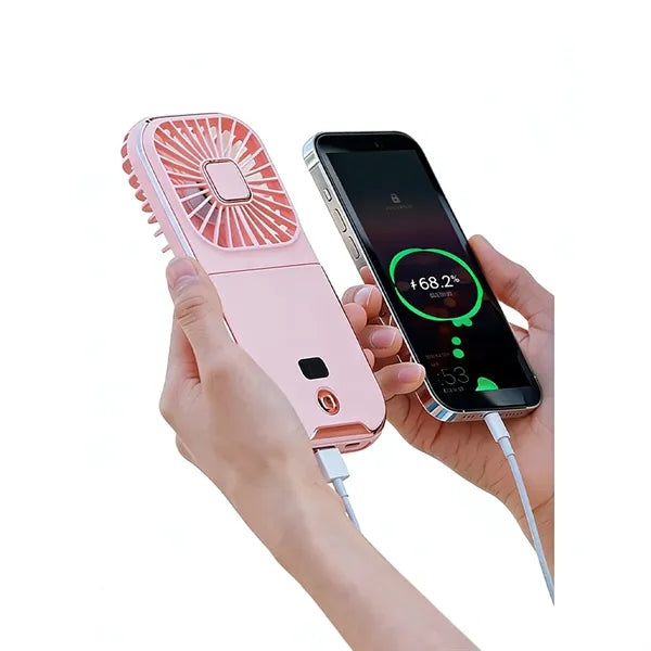 Multifunctional Phone Holder Foldable Portable Handheld Fan