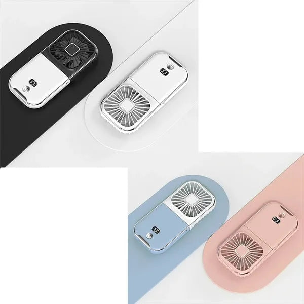 Multifunctional Phone Holder Foldable Portable Handheld Fan