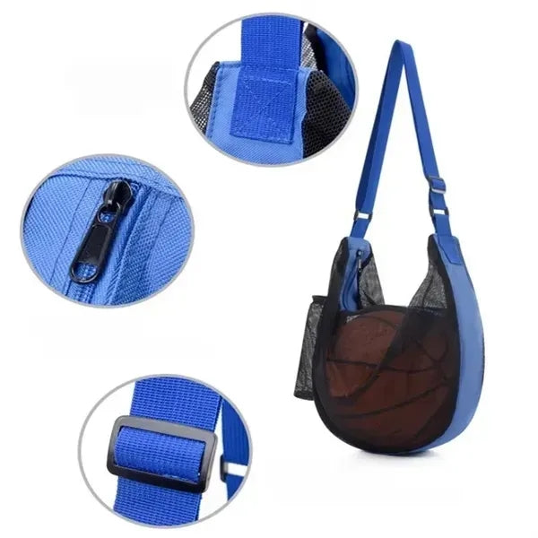 Oxford Mesh Adjustable Strap Ball Sling Bag