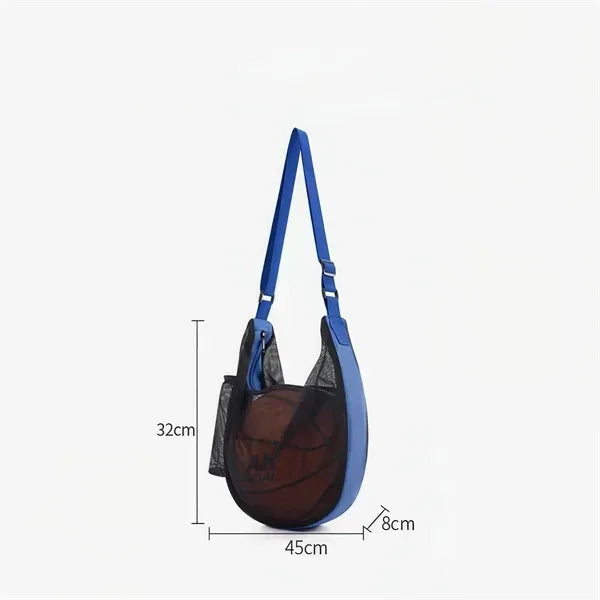 Oxford Mesh Adjustable Strap Ball Sling Bag