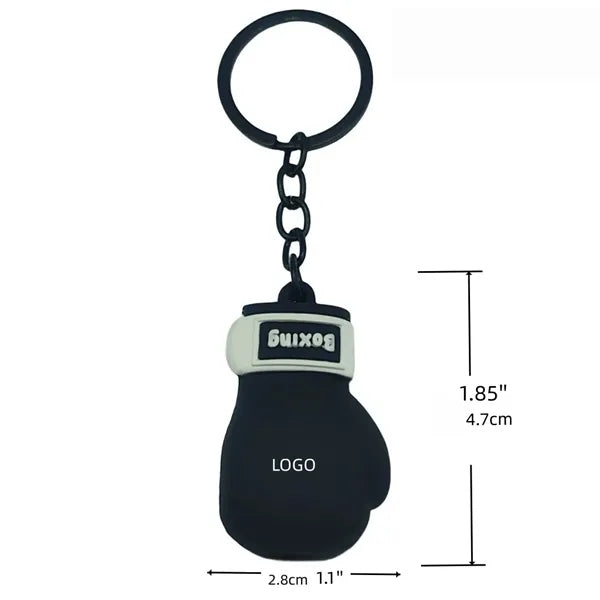 PVC Boxing Glove Keychain