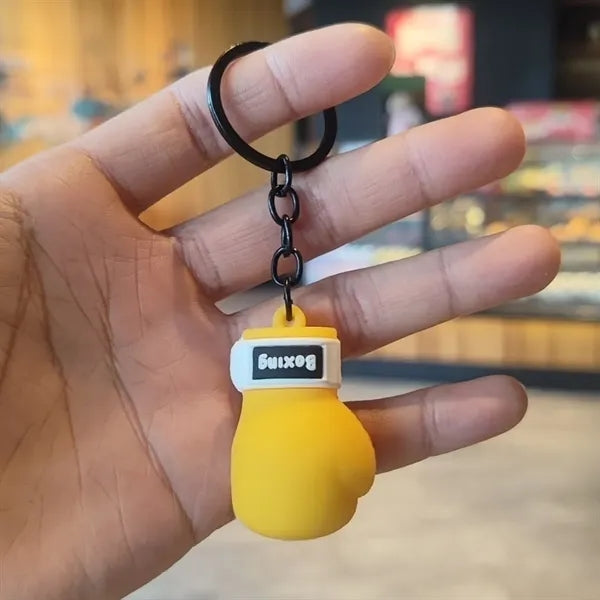 PVC Boxing Glove Keychain