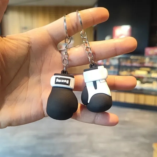 PVC Boxing Glove Keychain