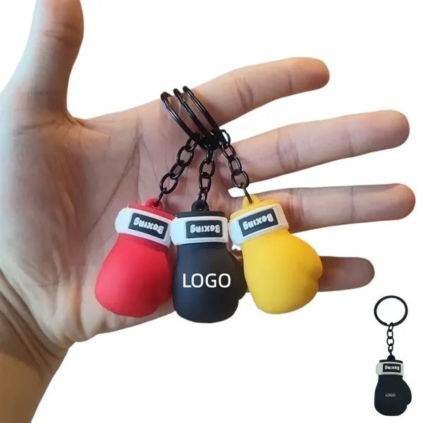PVC Boxing Glove Keychain