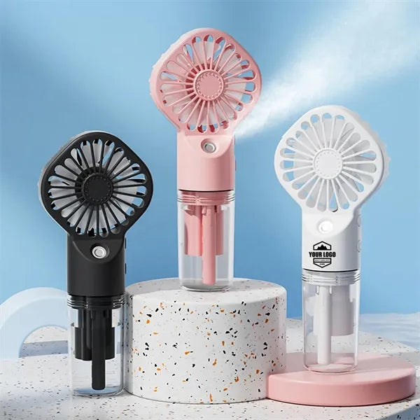 2 in1 Portable Handheld Misting Fan