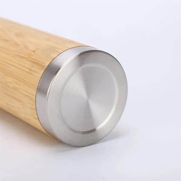 Natural Bamboo Insulated Steel Travel Coffe Mug