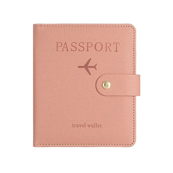 PU Leather Travel Passport Cover with Ticket Holder