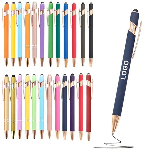 Smooth Writing Rose Gold Stylus Ballpoint Pen