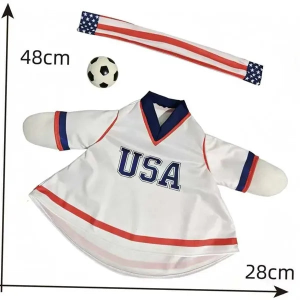 Independence Day Porch Goose Outfit Set