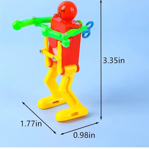 Funny Spring Wind-up Dancing Walking Robot Toy for Kids