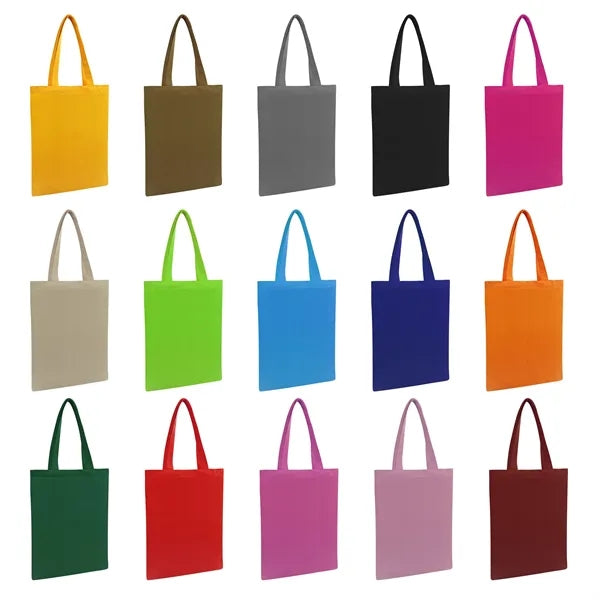 12Oz Canvas Large Grocery Tote Bag Screen Printed 13"x15.7"