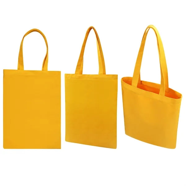 12Oz Canvas Large Grocery Tote Bag Screen Printed 13"x15.7"