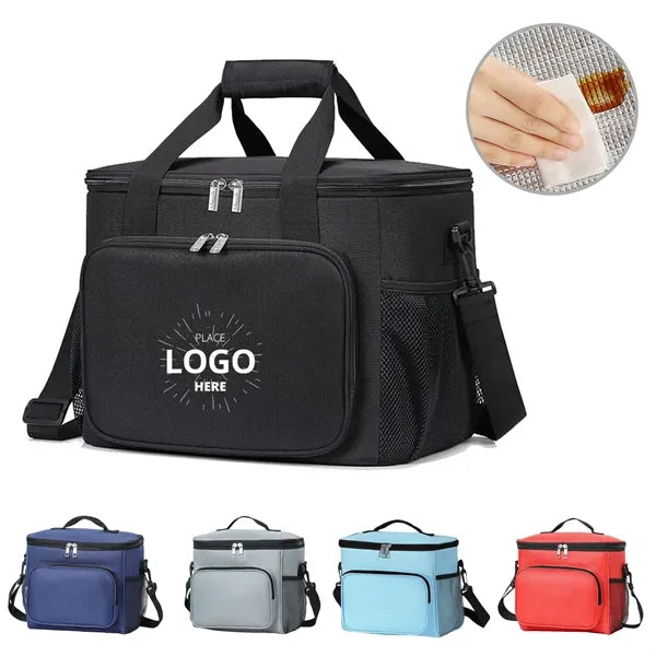 Large capacity square minimalist crossbody ice pack