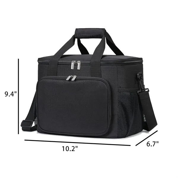 Large capacity square minimalist crossbody ice pack