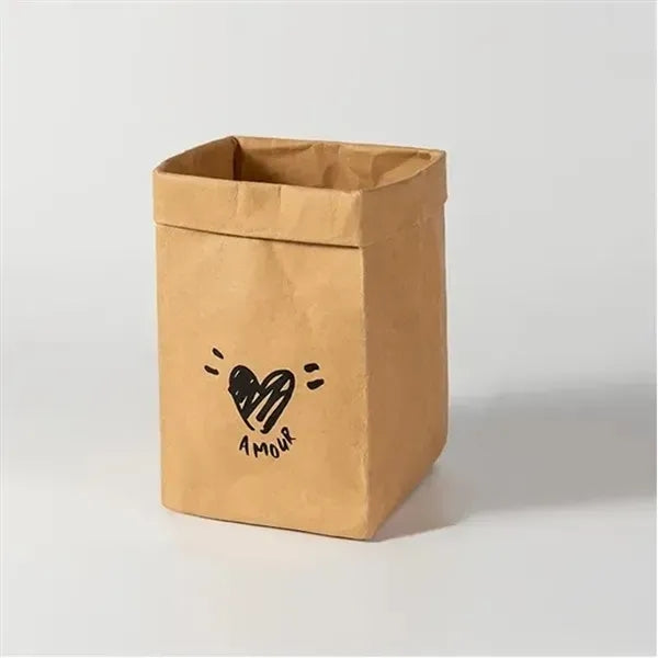Washable Kraft Paper Grocery Bag