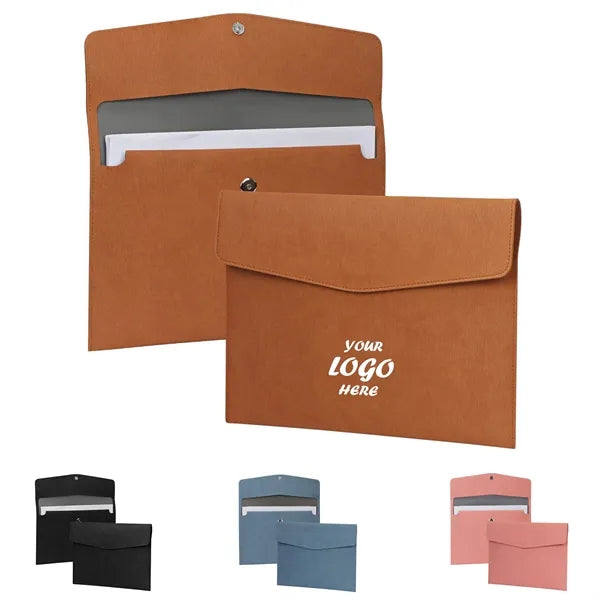 A4 Leather Document Pouch