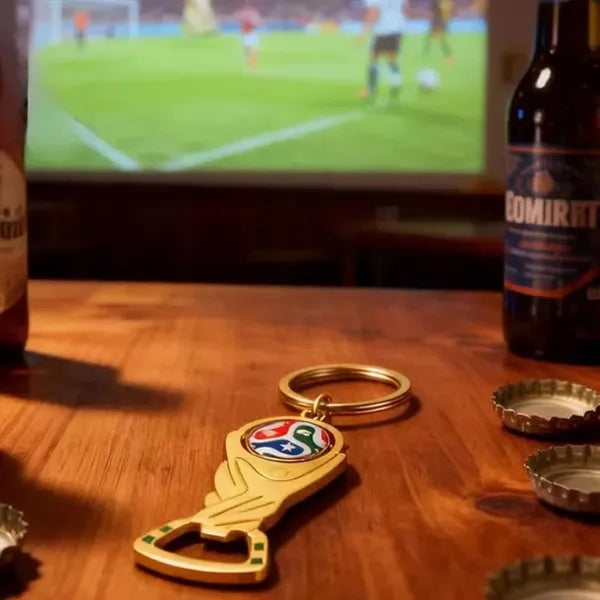 2026 World Cup Bottle Opener Keychain Soccer Fan Gift
