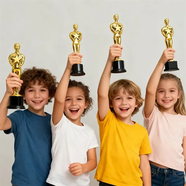 Gold Trophy for Kids Awards Star Thumb Statue Prize