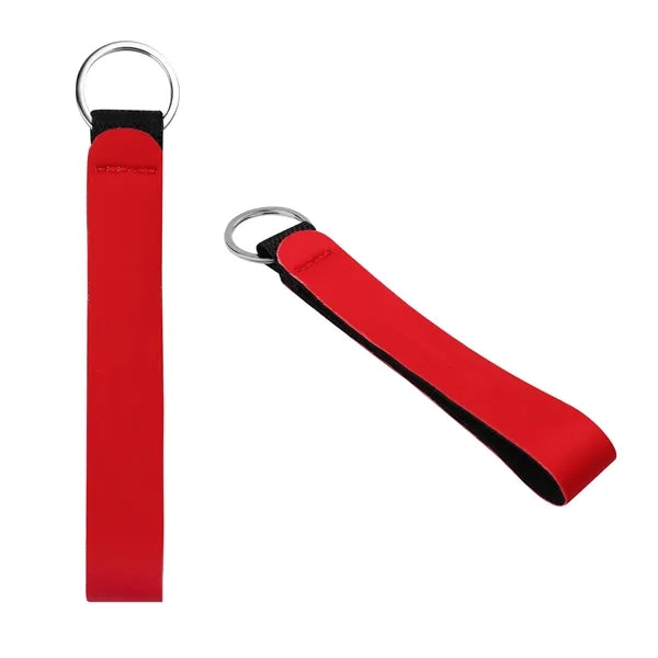 Full Color Float Neoprene Wristlet Keychain Strap 5"x0.8"