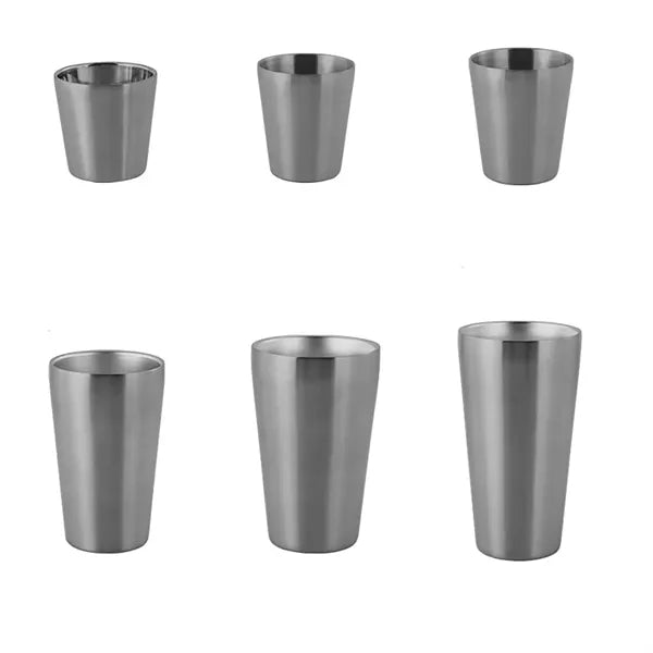 15 oz Hammered Stainless Steel Beer Cup