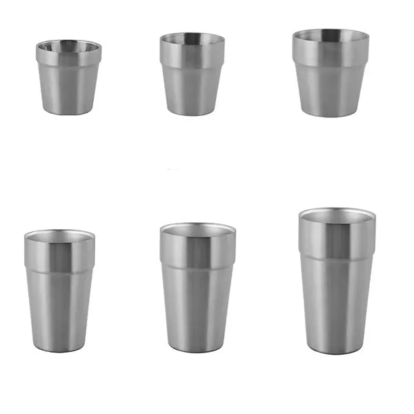 15 oz Hammered Stainless Steel Beer Cup