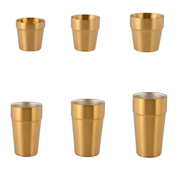 15 oz Hammered Stainless Steel Beer Cup