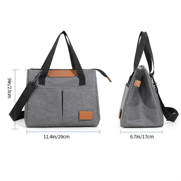 Triangle Lunch Bag Multifunctional Crossbody Insulated