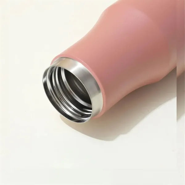 16oz Stainless Steel Vacuum Mug Sleek Design Portable Handle