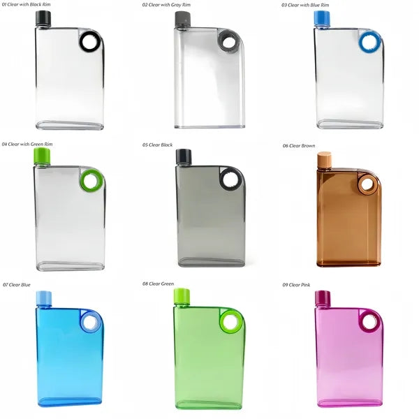 14oz Flat Water Bottle