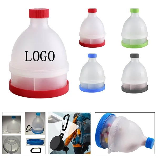 2 in 1 Multifunction Protein Powder Funnel Container