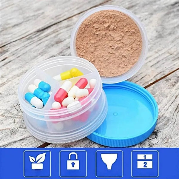 2 in 1 Multifunction Protein Powder Funnel Container