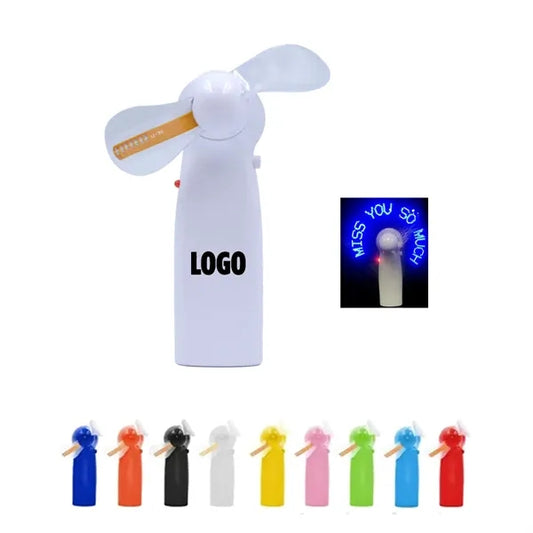 Handheld LED Flashing Fan