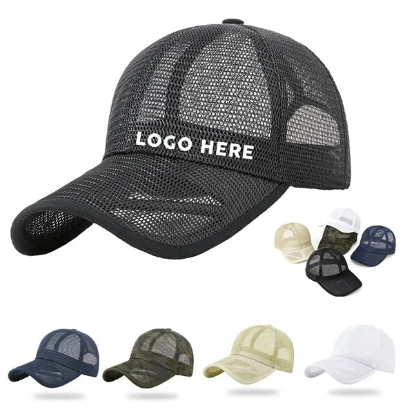Mesh baseball cap