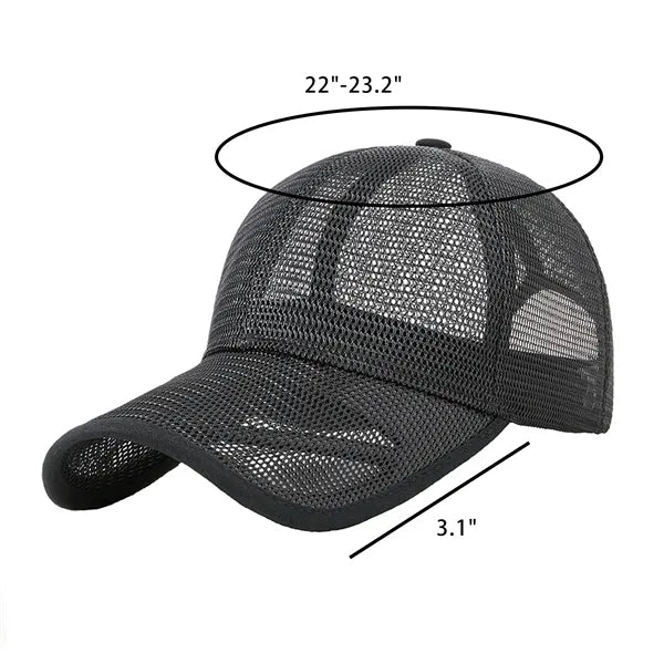 Mesh baseball cap