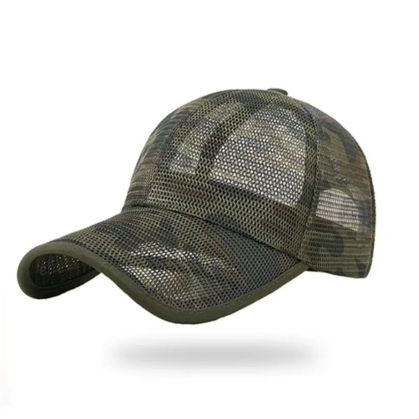 Mesh baseball cap