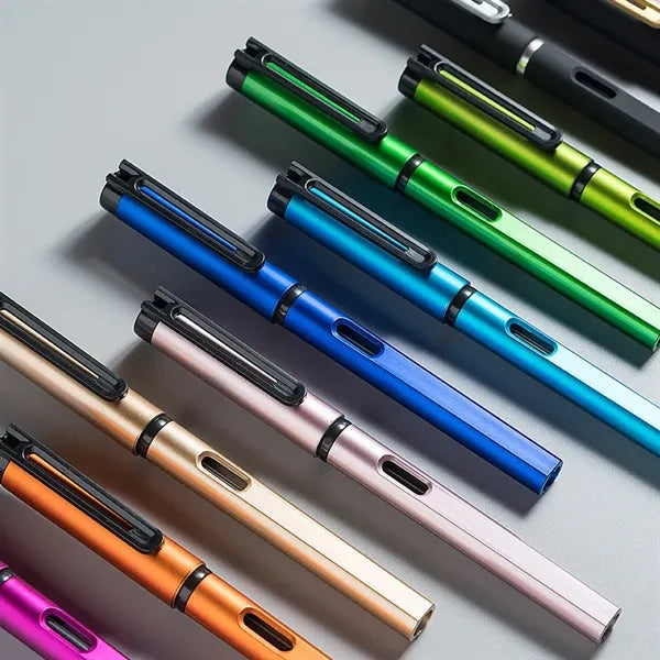 Retractable Liquid Gel Ink Pen Custom