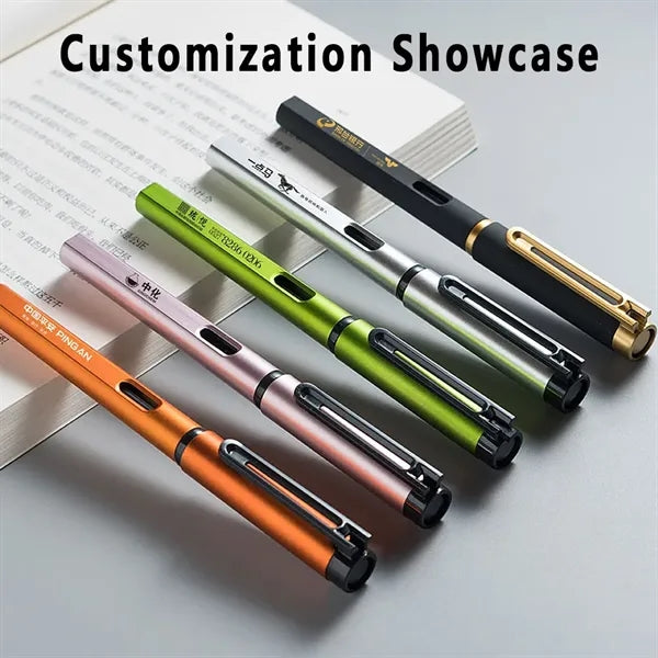 Retractable Liquid Gel Ink Pen Custom